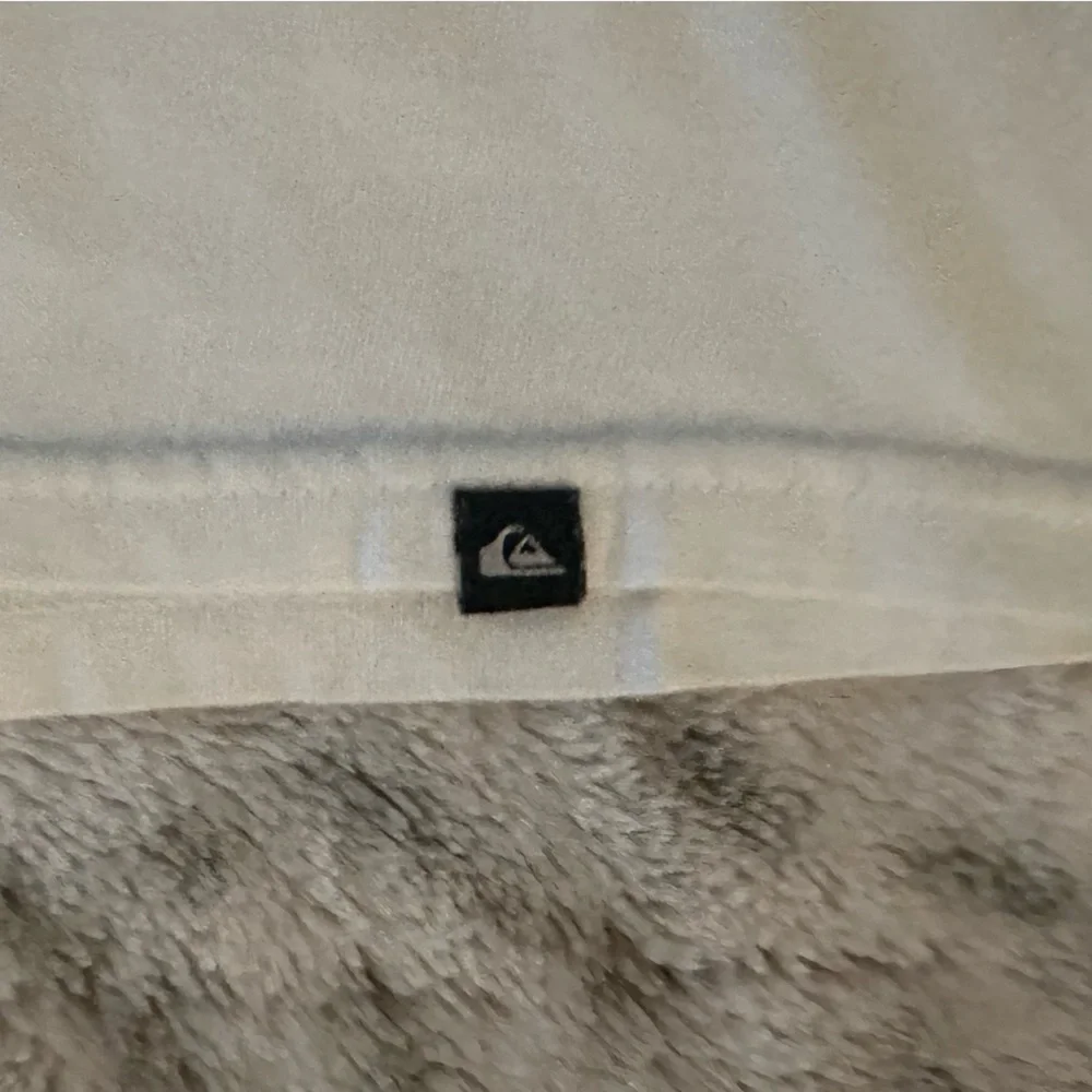 Quicksilver T shirt Men medium White Short Sleeve Crew Neck  Used - Picture 4 of 5